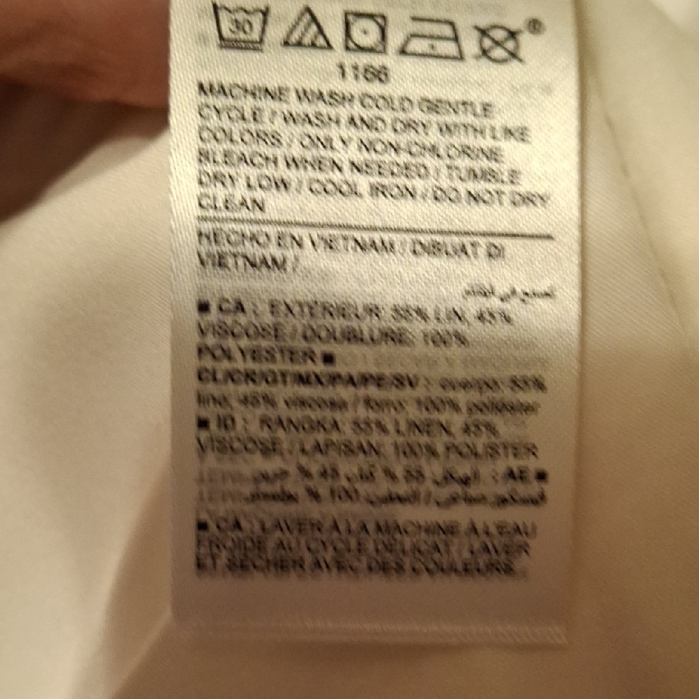 Old Navy Women's Beige Linen Blazer XS - Picture 6 of 8